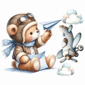 استیکر دیواری کودک راتیانا مدل bear dream