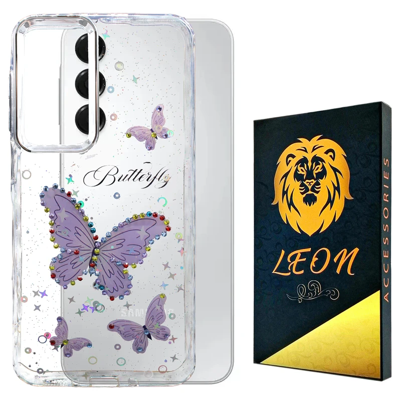 کاور لئون مدل Butterfly مناسب برای گوشی موبایل سامسونگ Galaxy A15