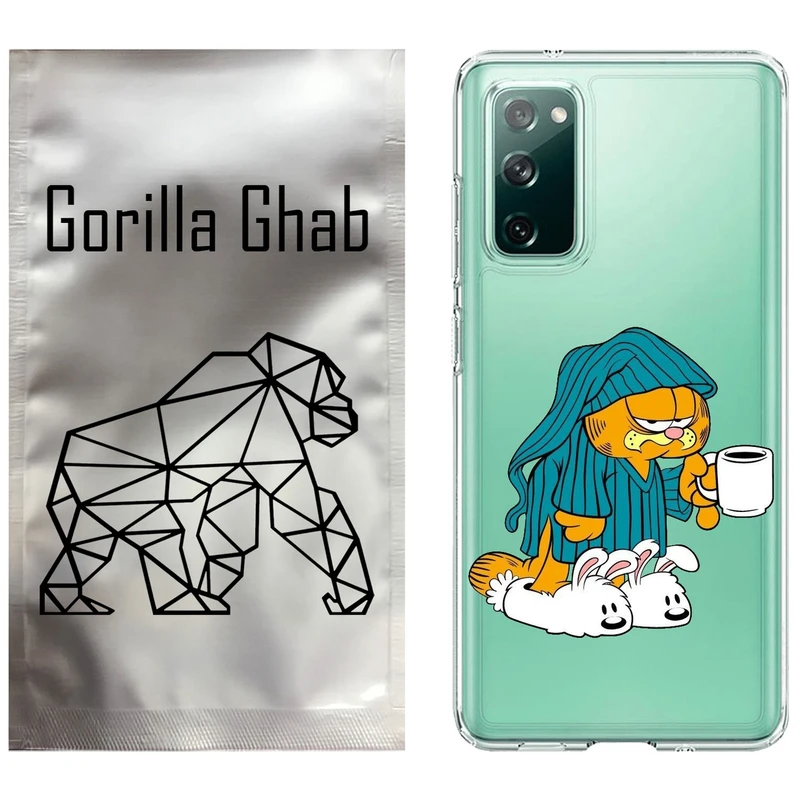 کاور گوریلا قاب مدل CLG کد 72 طرح گارفیلد مناسب برای گوشی موبایل سامسونگ Galaxy S20 FE