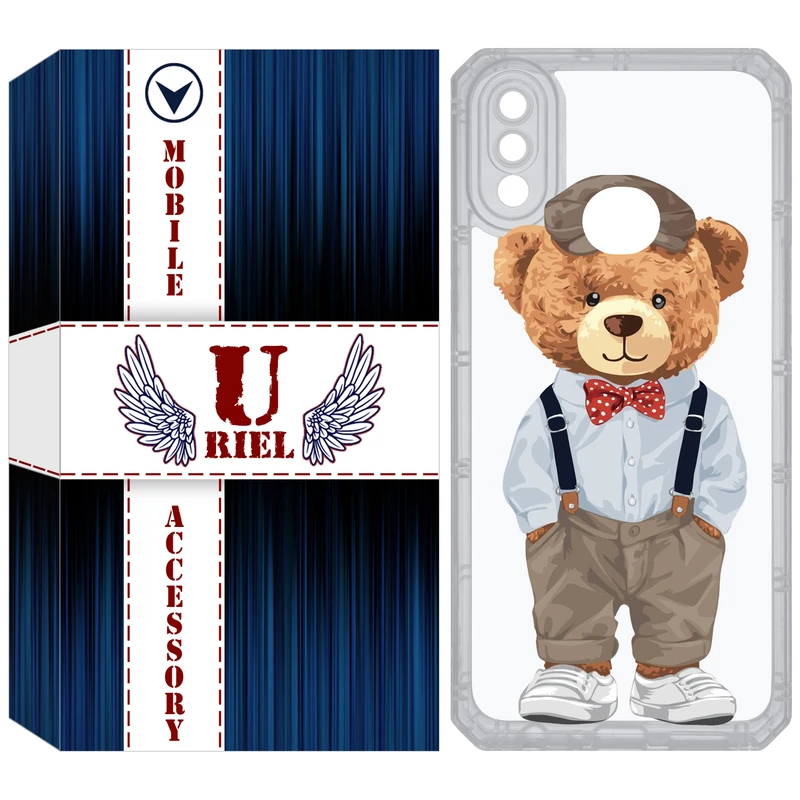 کاور یوریل مدل Clear کد 41 طرح تدی مناسب برای گوشی موبایل سامسونگ Galaxy A10S / M10S