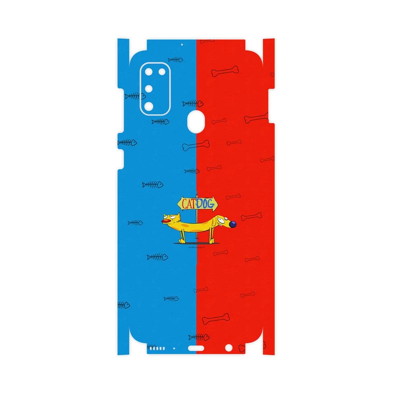 برچسب پوششی ماهوت مدل CatDog-FullSkin مناسب برای گوشی موبایل سامسونگ Galaxy M30s