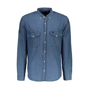 پیراهن جین آستین بلند مردانه  مدل M13S20303C-11