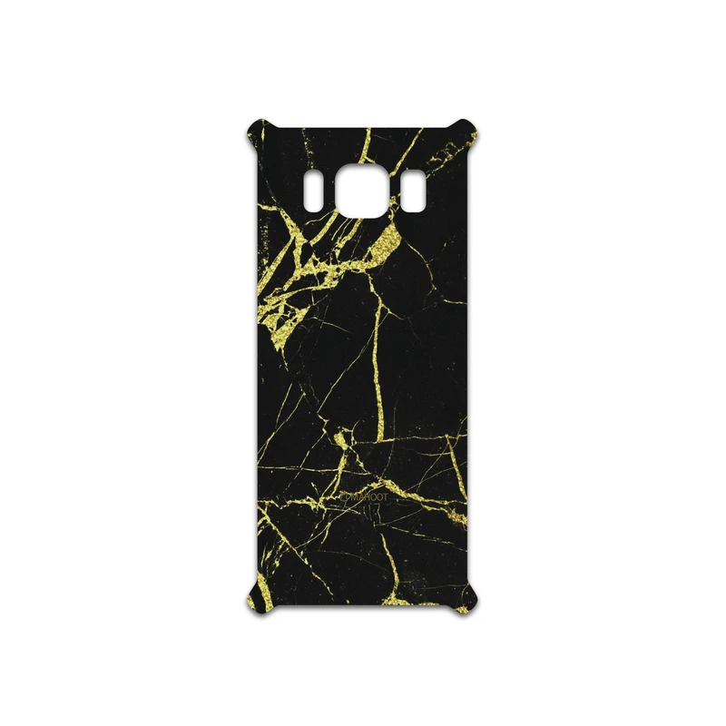 برچسب پوششی ماهوت مدل Graphite-Gold-Marble مناسب برای گوشی موبایل سامسونگ Galaxy S8 Active