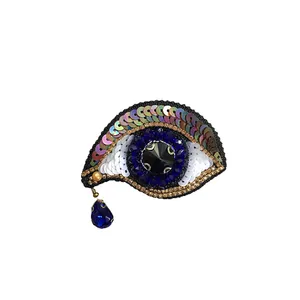 سنجاق سینه زنانه مدل چشم نظر کد 550