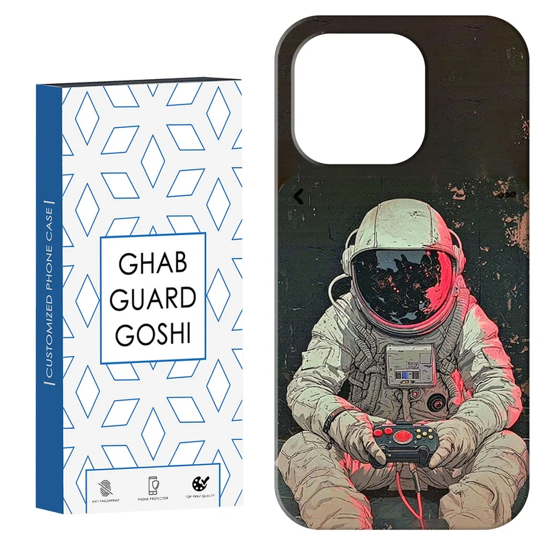 کاور قاب گارد گوشی طرح فضانورد کد Dimo-447 مناسب برای گوشی موبایل اپل IPHONE 15 PRO MAX   