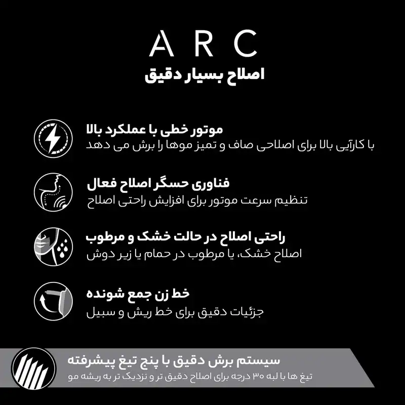 ماشین اصلاح موی صورت پاناسونیک مدل ES-LV65