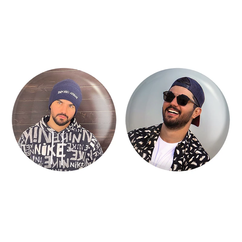 مگنت خندالو طرح سینا مهراد کد 1038210376 مجموعه 2 عددی