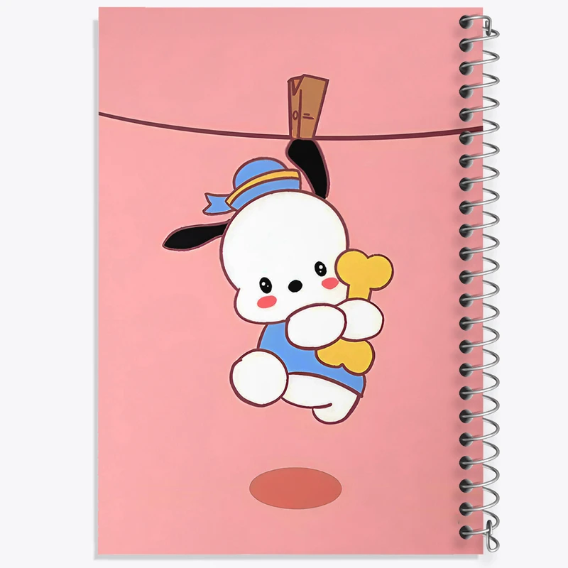 دفتر ژورنال نویسی 50 برگ خندالو مدل نقطه ای طرح پوچاکو کرومی کد N4781