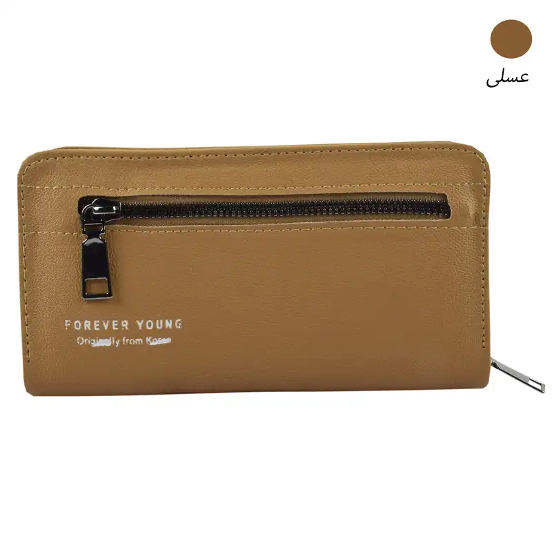 کیف پول زنانه مدل زیپی 8430