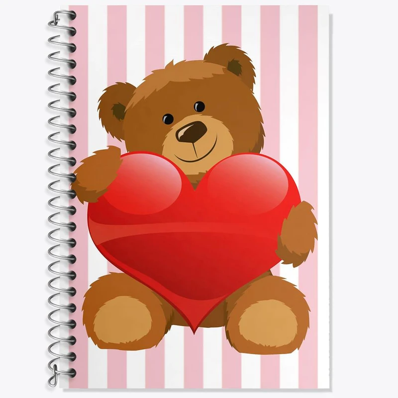 دفتر لغت 50 برگ خندالو مدل عاشقانه کد 1896