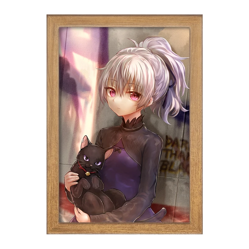 تابلو خندالو مدل یین انیمه تاریک تر از سیاهی Darker Than Black  کد 22557