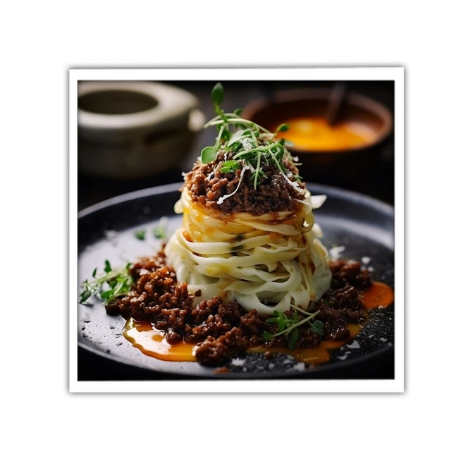 تابلو نوری بکلیت طرح رستوران پاستا مدل لایت باکس W-MID-20026