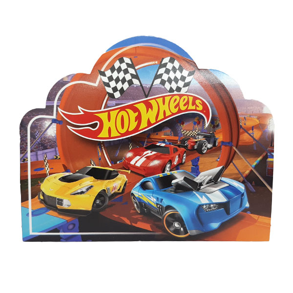 کارت دعوت مدل ماشین مسابقه ای کد HotwheelsCard1 مجموعه 10 عددی