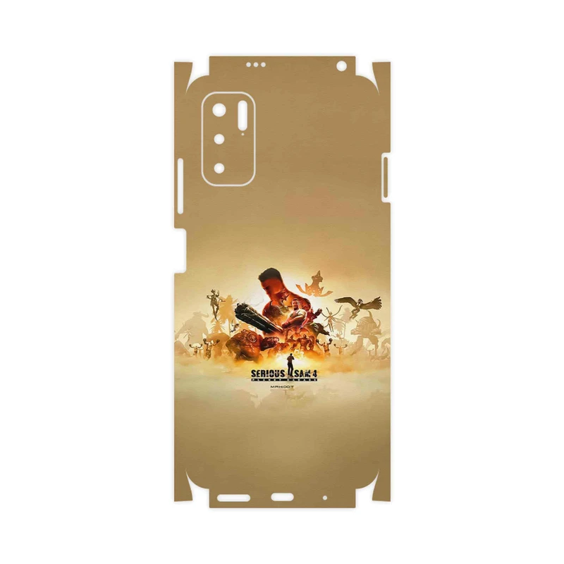 برچسب پوششی ماهوت مدل Serious Sam Game Series-FullSkin مناسب برای گوشی موبایل شیائومی Redmi Note 10 5G