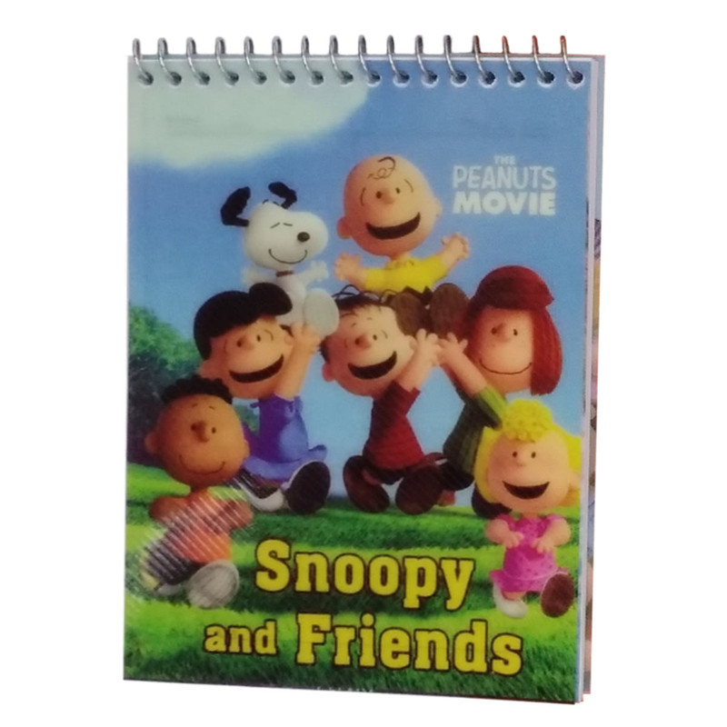  دفترچه یادداشت 60 برگ الماس طرح Snoopy and Friends مدل N-S-T