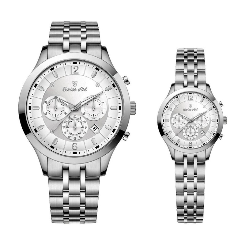 ست ساعت مچی عقربه‌ای سوئیس آرت مدل 620007/8-01
