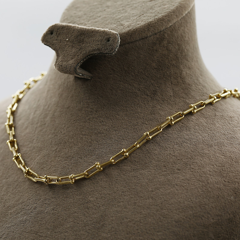 گردنبند طلا 18 عیار زنانه الی گالری مدل تیفانی