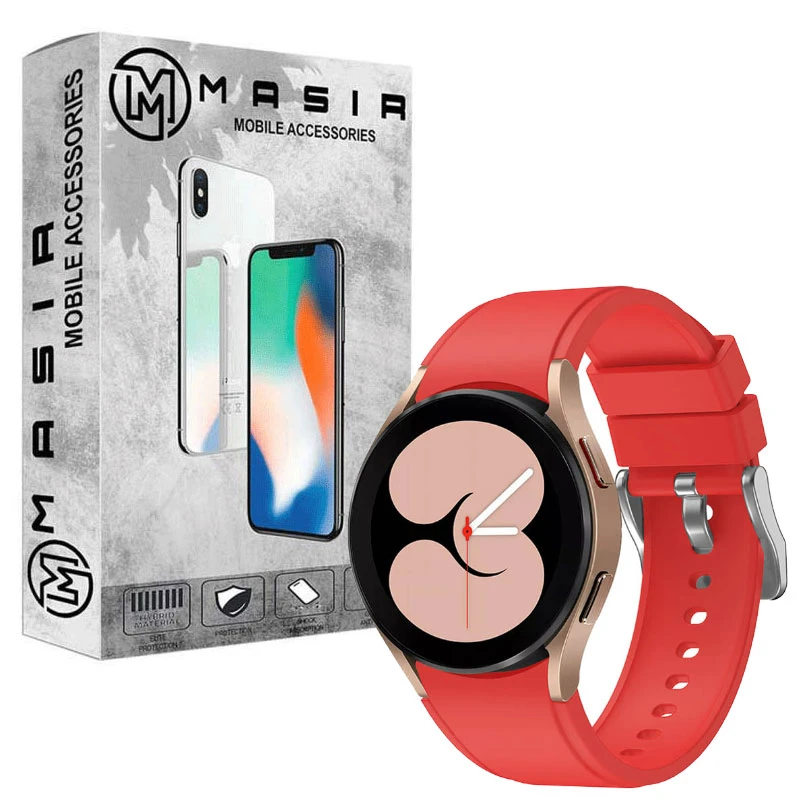 بند مسیر مدل Silicone Lines Fit مناسب برای ساعت هوشمند سامسونگ Galaxy Watch 3 41mm / Watch 4 40mm / watch 4 44mm / watch 4 Classic 42mm / Watch 4 Classic 46mm