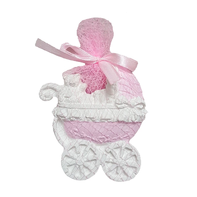  گیفت تولد ریماز طرح کالسکه دختر کد M603 بسته 10 عددی