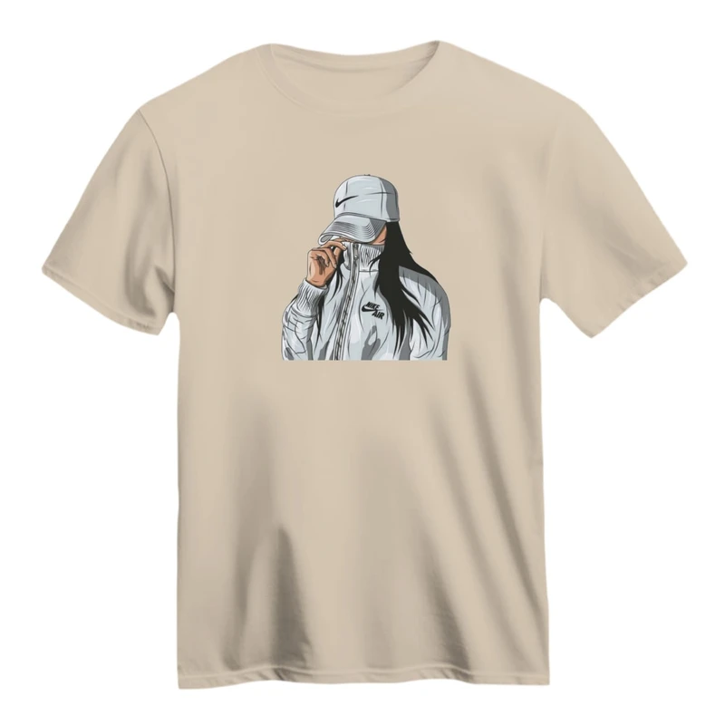 تی شرت آستین کوتاه زنانه مدل دختر کلاهدار