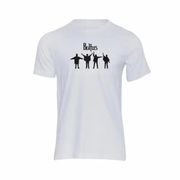 تی شرت آستین کوتاه مردانه مدل بیتلز W