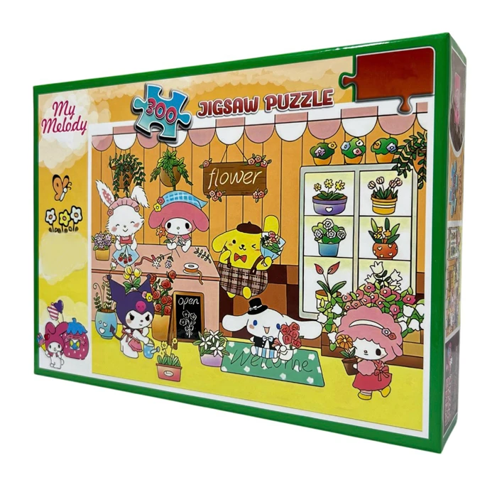 پازل 300 تکه مدل ملودی گل فروش مناسب برای 6 سال به بالا