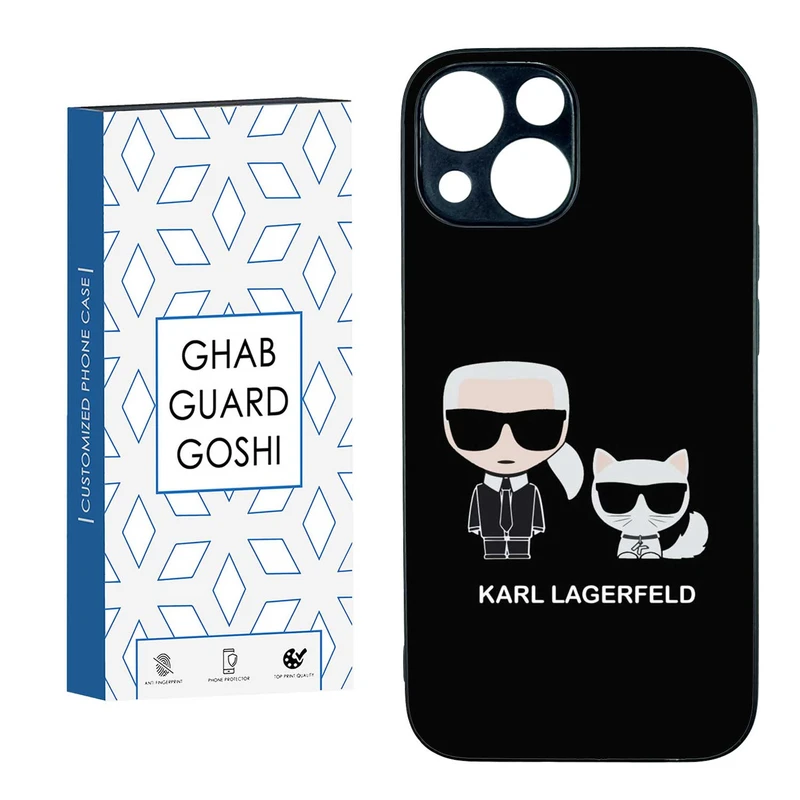 کاور قاب گارد گوشی طرح karl کد TPU-042 مناسب برای گوشی موبایل اپل IPHONE 13 MINI