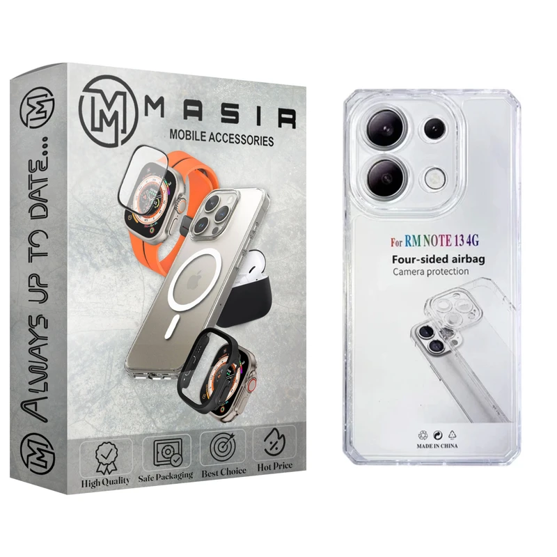 کاور مسیر مدل Four-sided Airbag مناسب برای گوشی موبایل شیائومی Redmi Note 13 4G