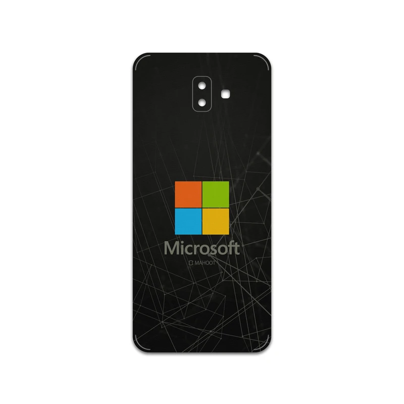 برچسب پوششی ماهوت مدل Mcrsft مناسب برای گوشی موبایل سامسونگ Galaxy J6 Plus