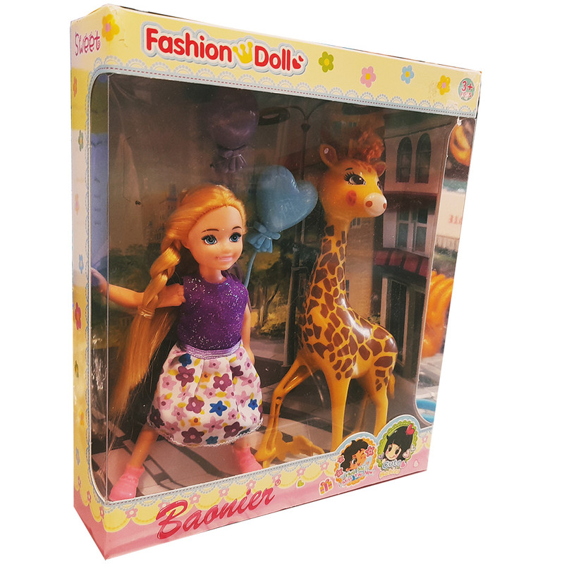 عروسک مدل زرافه ارتفاع 10 سانتی متر