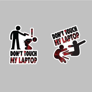 نقد و بررسی استیکر لپ تاپ کارنیکا طرح به لپ تاپ من دست نزن مدل Don t Toch My Laptop-2222006 مجموعه 2 عددی توسط خریداران