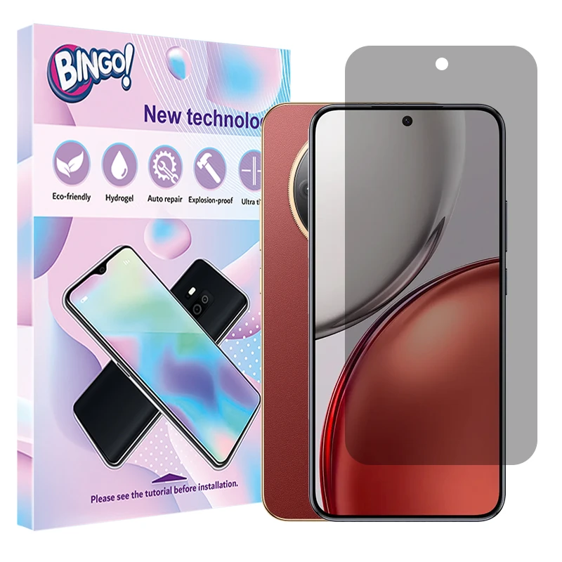 محافظ صفحه نمایش حریم شخصی بینگو مدل Tough مناسب برای گوشی موبایل آنر X9d