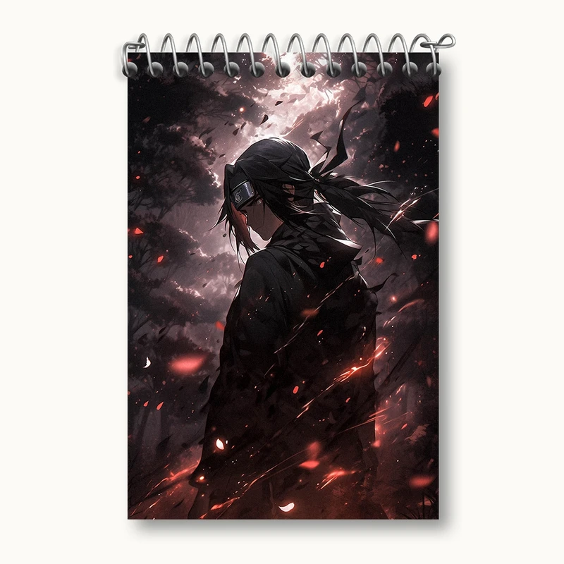 دفتر یادداشت 50 برگ خندالو مدل انیمه ناروتو (Naruto) کد F2860