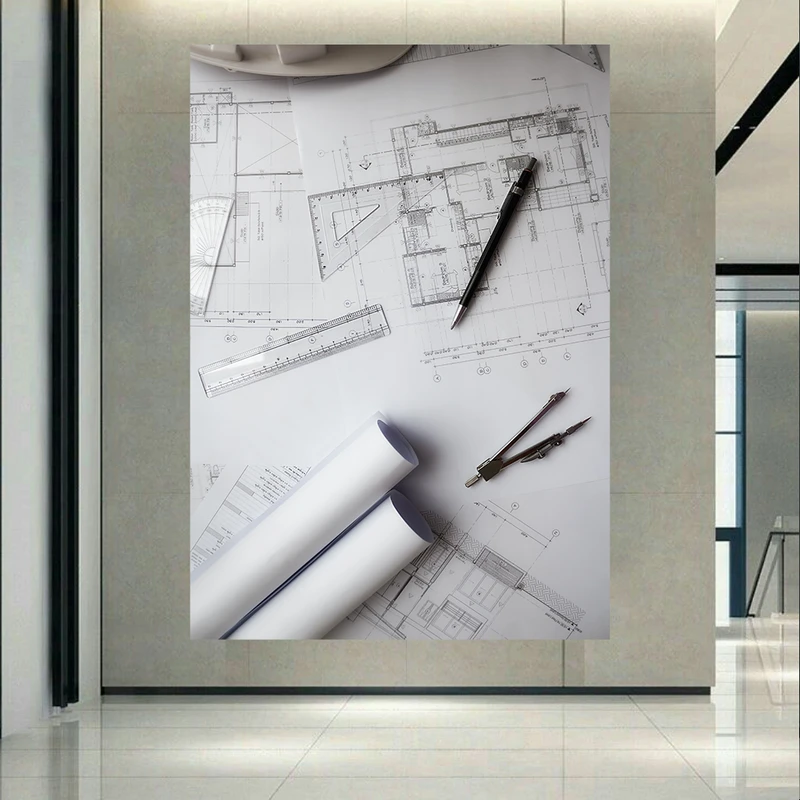 پوستر طرح معماری مدل مهندسی ساختمان (1) کد PD20130