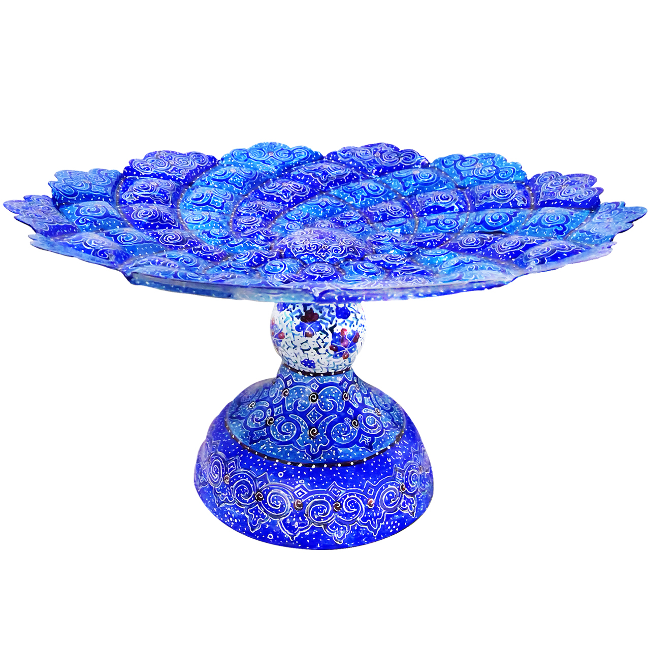  شیرینی خوری میناکاری آسمانی مدل 2525-Conf-20