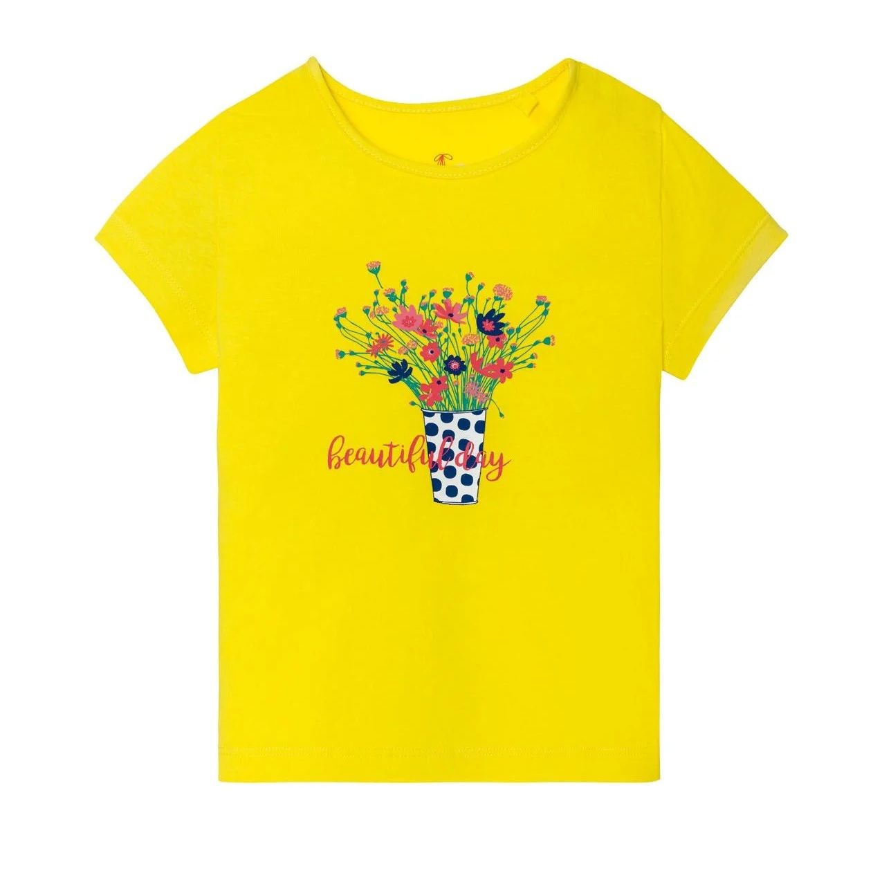 تی شرت آستین کوتاه دخترانه لوپیلو مدل پنبه ای کد 8243817 مجموعه سه عددی -  - 3