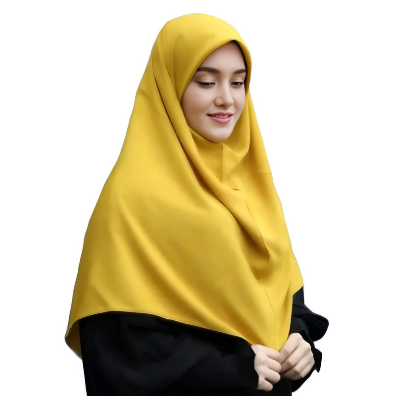 مقنعه مدل کرپ ساده 100