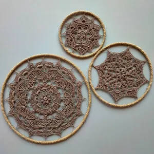 دیوارکوب بافتنی مدل دریم کچر کد R05 مجموعه 3 عددی