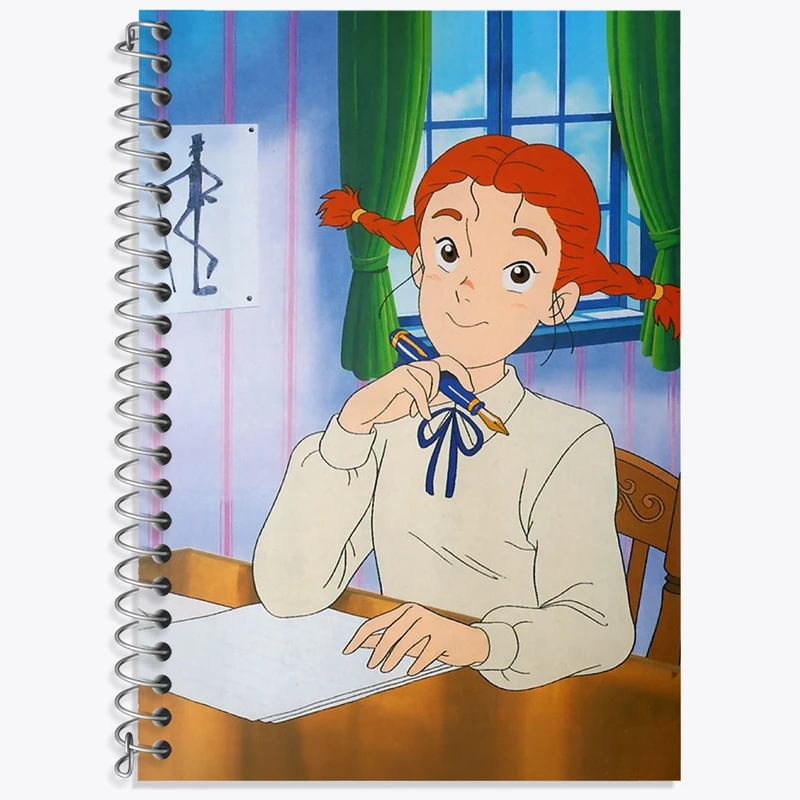 دفتر زبان 50 برگ خندالو مدل دو خط طرح جودی آبوت Judy Abbott کد 31132