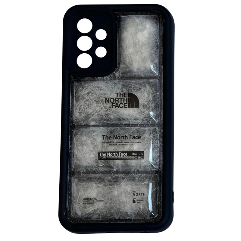 کاور مدل پافری طرح The North Face کد 577 مناسب برای گوشی موبایل سامسونگ Galaxy A32 4g
