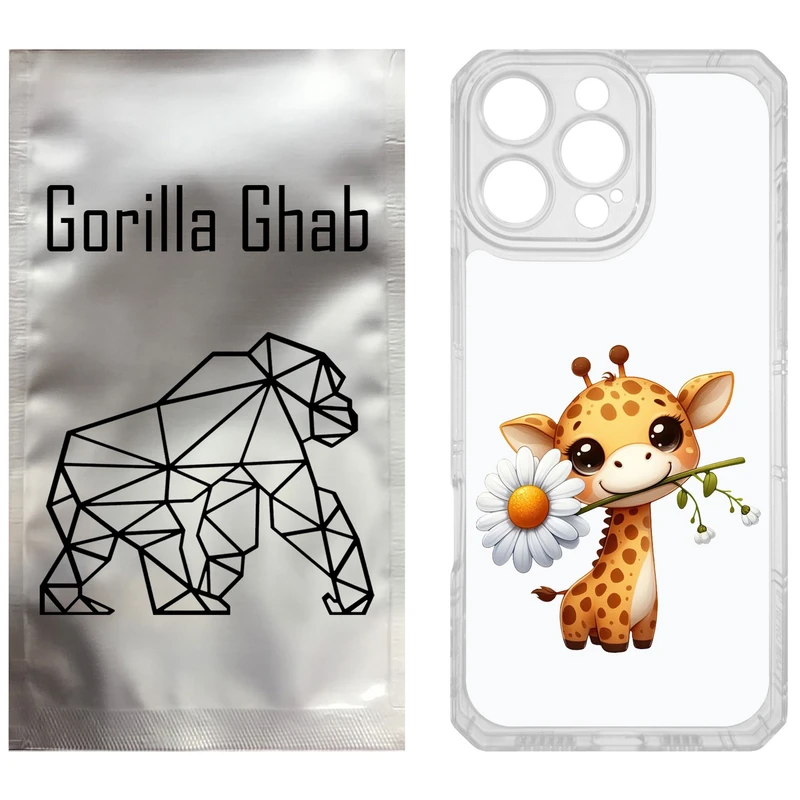 کاور گوریلا قاب مدل CLG کد 38 طرح زرافه مناسب برای گوشی موبایل اپل iPhone 16 Pro