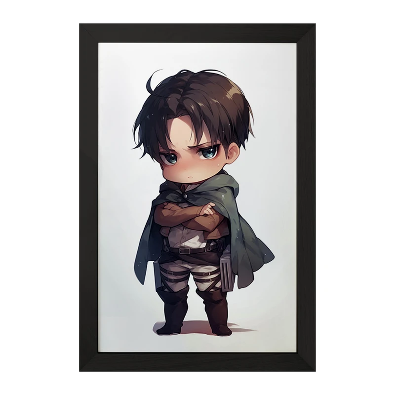 تابلو خندالو مدل انیمه اتک آن تایتان کد F2857