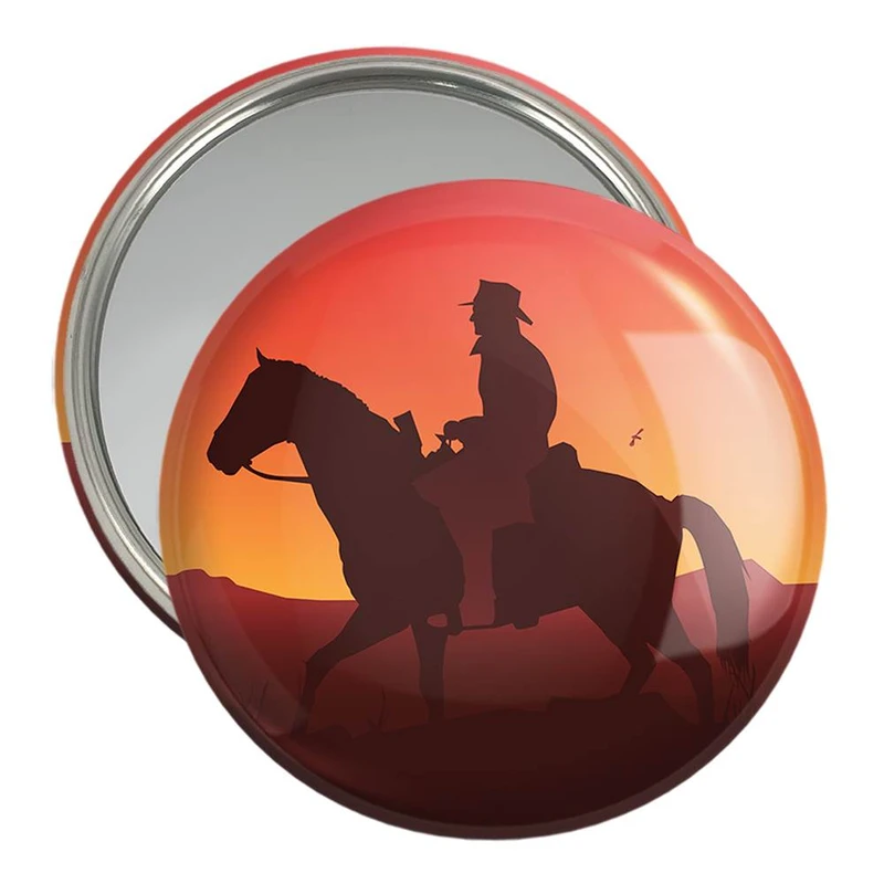 آینه جیبی خندالو مدل رد دد Red Dead  کد 10299