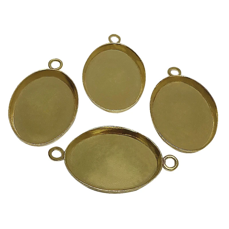 قالب برنجی رزین مدل بیضی کد BGK462 بسته 4 عددی