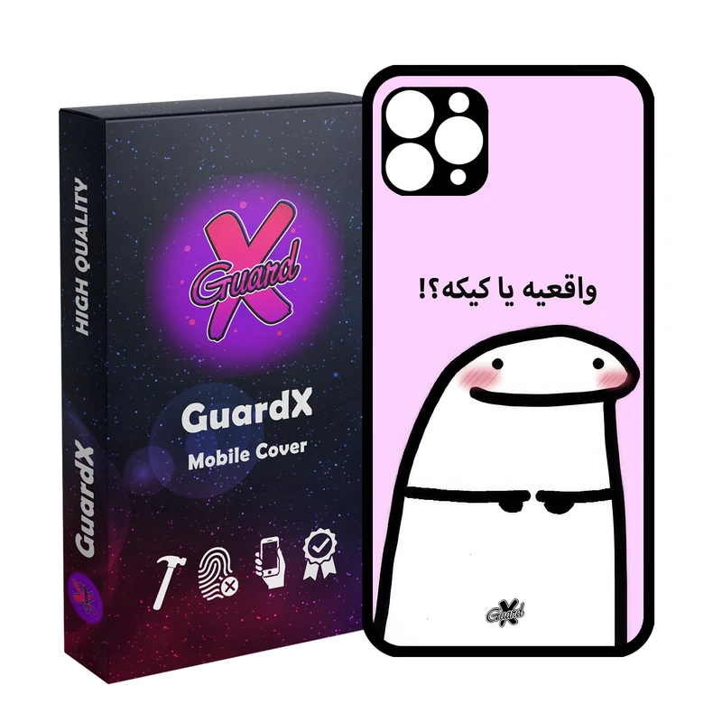 کاور گارد ایکس طرح واقعی یا کیک مدل Glass10678 مناسب برای گوشی موبایل اپل iPhone 11 Pro Max