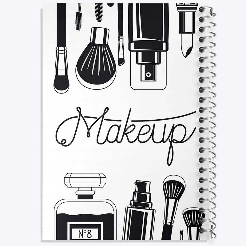 دفتر مشق 100 برگ خندالو طرح آرایشگر و میکاپ آرتیست کد F1915