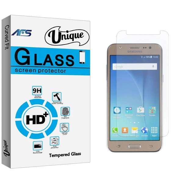 محافظ صفحه نمایش شیشه ای ای اف اس مدل Unique Glass مناسب برای گوشی موبایل سامسونگ Galaxy J5