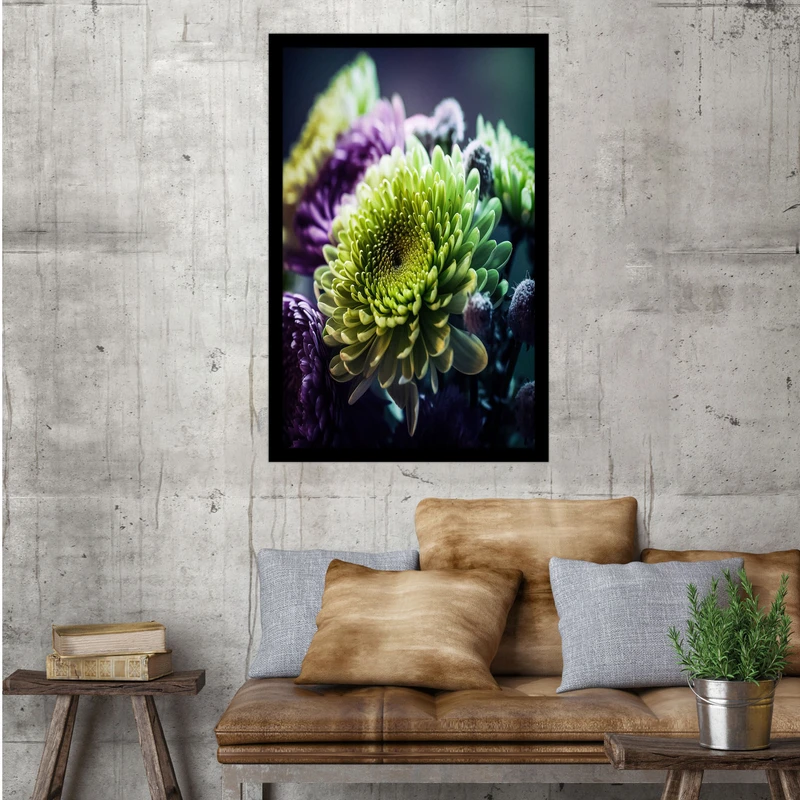 تابلو بکلیت طرح عکس هنری گل مدل B-bu1535