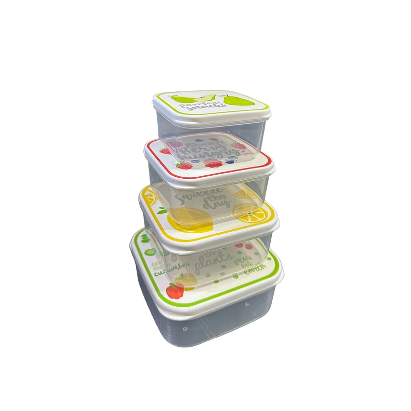 ظرف نگهدارنده هوبی لایف مدل Funbox کد 020979 بسته 4 عددی