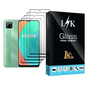 LKG LK Glass MIX004 Screen Protector For Realme C11 Pack Of 4